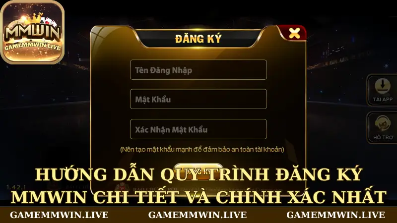 Các bước để đăng ký Mmwin thành công ngay